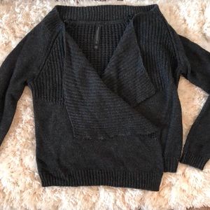 Aeropostale Drape Front Cardigan